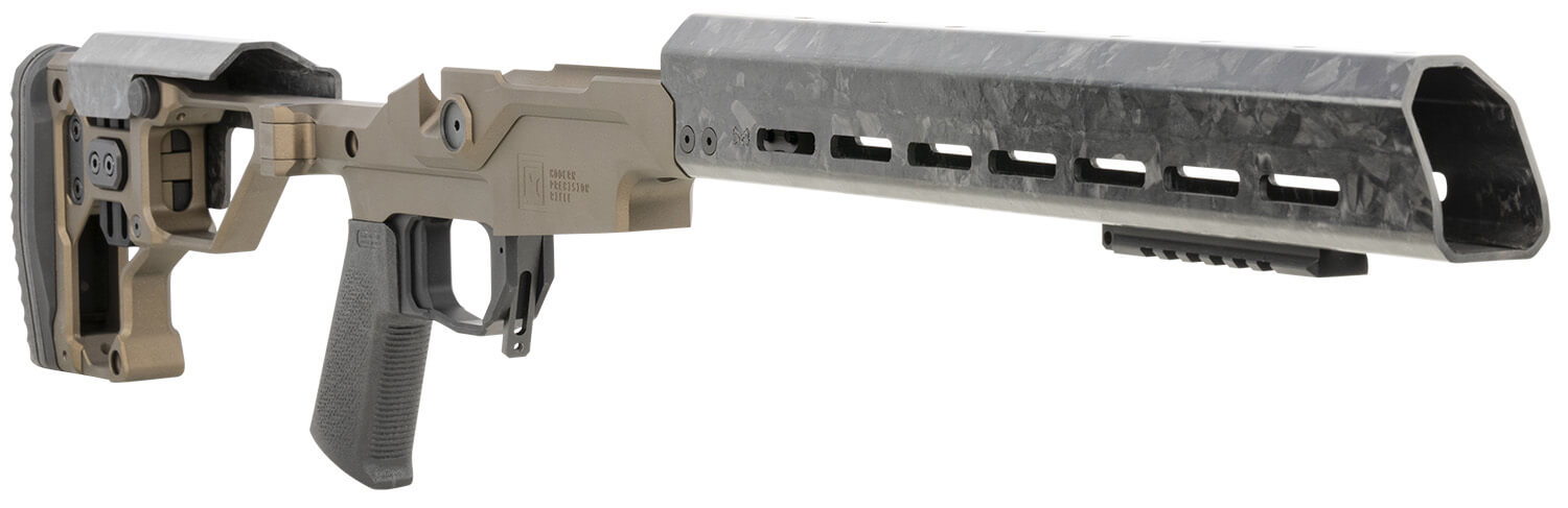 Christensen Arms 8100000104 Modern Precision Rifle Chassis Desert Brown for Rem 700 Short Action - Image 3