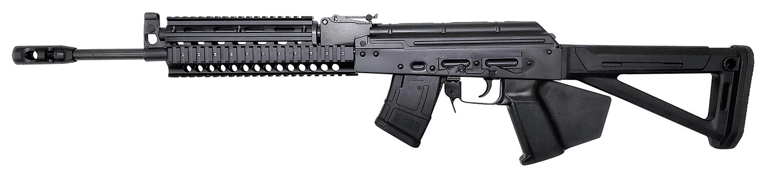 Riley Defense Inc RAK103MPCA RAK-47 *CA Compliant 7.62x39mm 10+1 16.25" Black Nitride Threaded Barrel Black Oxide Scope Rail Steel Stamped Receiver Quad Rail Handguard Black Synthetic Magpul AK Stock Black Polymer w/Integrated Shark Fin Grip - Image 2