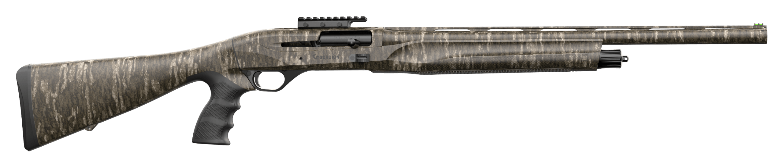 Retay USA GOR20TRPGCBTL22 Gordion Turkey 20 Gauge 4+1 (2.75") 3" 22" Deep Bore Drilled Barrel Mossy Oak New Bottomland Finish Synthetic Pistol Grip Stock w/Integrated Sling Swivel Mount TruGlo Red Fiber Optic Sight