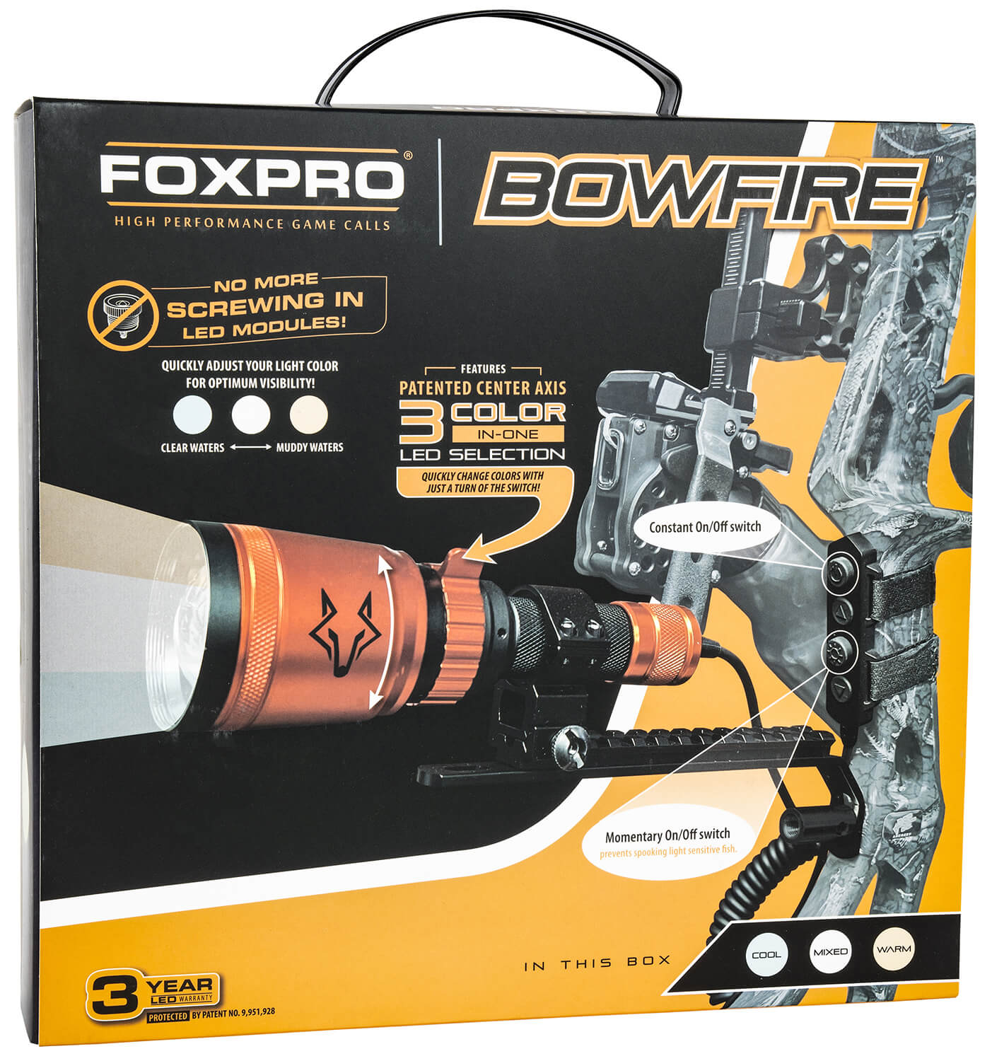 Foxpro BOWFIRE Bowfire Black/Orange LED - Image 2