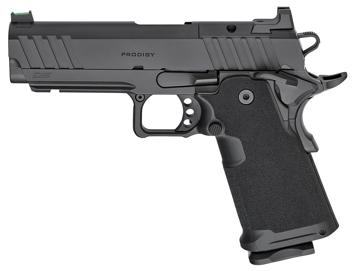 Springfield Armory PH9117AOS Prodigy 9mm Luger 20+1/17+1 4.25" Bull Barrel Black Cerakote Carbon Steel Frame w/Picatinny Acc. Rail Optic Ready Slide Polymer Grip Fiber Optic Sight - Image 2