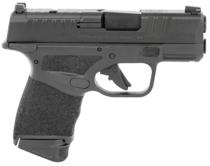 Springfield Armory HC9319BOSPMSLC Hellcat OSP Micro-Compact Frame 9mm Luger 10+1 3" Black Melonite Steel Barrel  Black Melonite Optic Ready/Serrated Steel Slide  Black Polymer Frame w/Picatinny Rail  Adaptive Texture Grip