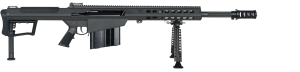 Barrett 18216 M107A1 50 BMG 10+1 20" Chrome-Lined Fluted Barrel Four Port Cylindrical Muzzle Brake Anodized Aluminum Receiver A2 Polymer Grip Optics Ready