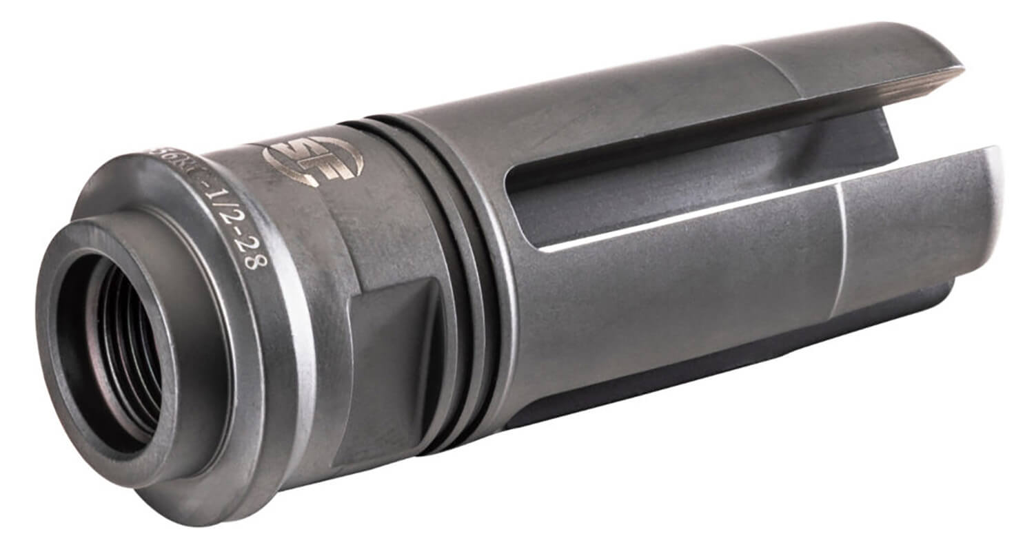 SureFire SOCOM Black DLC Stainless Steel with 1/2"-28 tpi Threads 2.60" OAL for 5.56x45mm NATO - Image 2