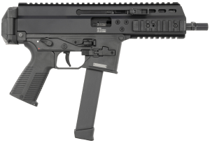 B&T Firearms 36039G APC Pro 9mm Luger 33+1 6.80" Black Steel Barrel M-LOK Handguards Black Hard Coat Anodized Aluminum Picatinny Rail Receiver Black Polymer Grips Ambidextrous