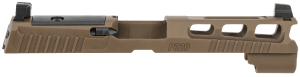 Sig Sauer 8900953 P320 Sig P320 9mm Luger PVD Coyote Brown Stainless Steel Optic Ready Slide XRAY3 Suppressor Sights Compatible With ROMEO1 & ROMEO Pro
