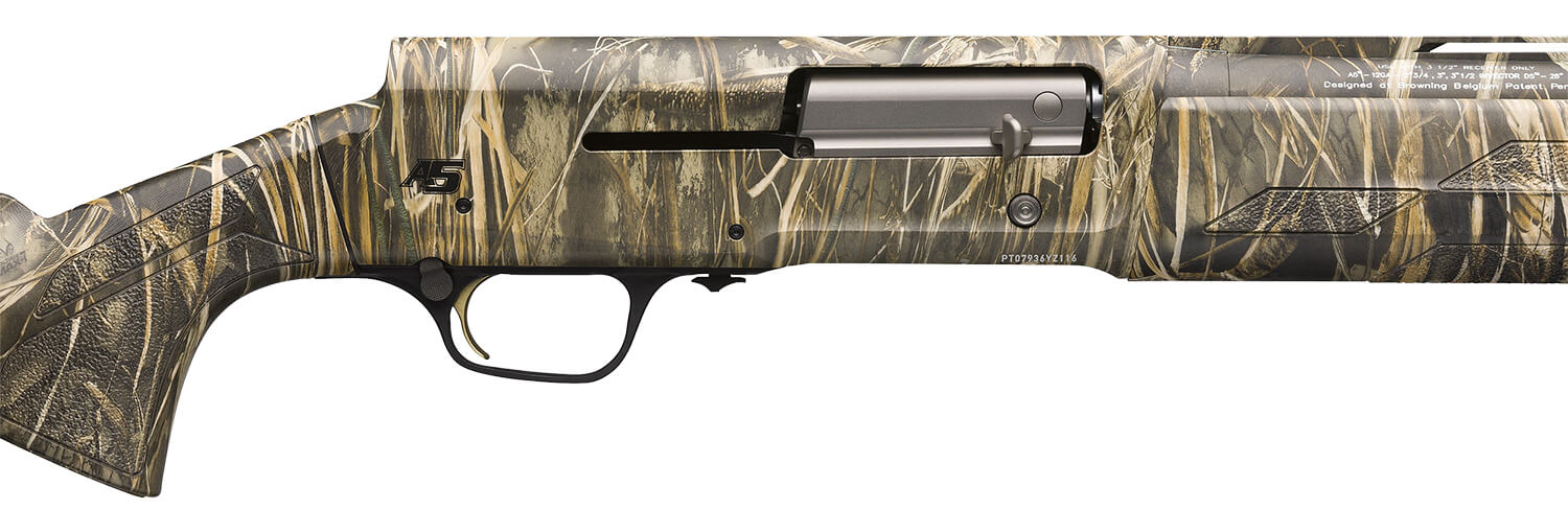 Browning 0119125004 A5 Sweet Sixteen 16 Gauge 28" 2.75" 4+1 Full Coverage Realtree Max-7 Textured Synthetic Stock With Closed Radius Pistol Grip Shim Adjustable For Cast And Drop & Length of Pull - Image 3