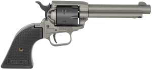 Heritage Mfg RR22C4 Rough Rider 22 LR 6 Shot 4.75" Tungsten Gray Cerakote Steel Barrel Tungsten Gray Cerakote Steel Frame Black Satin Cylinder Black Textured Polymer Grip Hammer/Thumb Safety Exposed Hammer