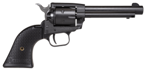 Heritage Mfg SRR22BS4PG Rough Rider 22 LR 6 Shot 4.75" Black Satin Steel Barrel Frame & Cylinder Black Polymer Grip Manual Thumb Safety Exposed Hammer