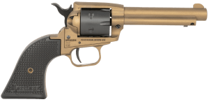 Heritage Mfg SRR22A4 Rough Rider 22 LR 6 Shot 4.75" Burnt Bronze Cerakote Steel Barrel Frame Black Satin Cylinder Black Polymer Grip Hammer/Thumb Safety Exposed Hammer
