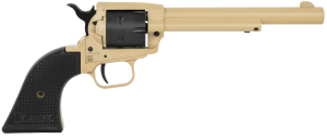 Heritage Mfg SRR22V6 Rough Rider 22 LR 6 Shot 6.50" Sabre Sand Cerakote Steel Barrel & Frame Black Satin Cylinder Black Polymer Grip Hammer/Thumb Safety Exposed Hammer