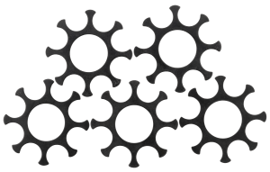 Smith & Wesson 3013767 Moon Clip Full 357 Mag 8rd 5 Pack