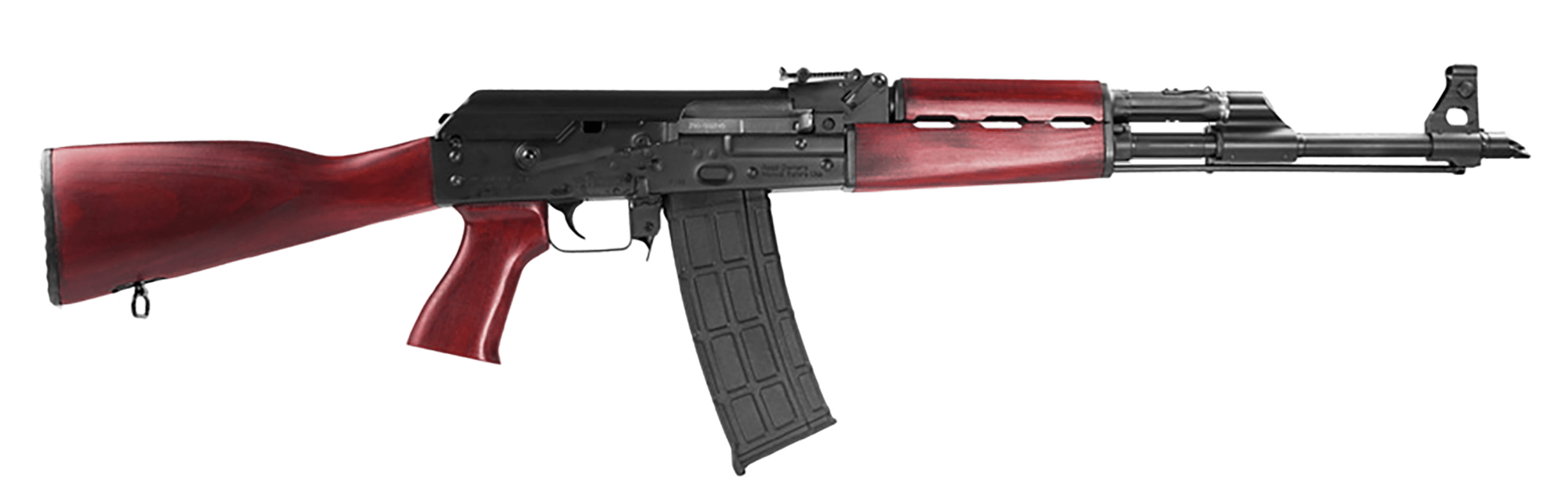 Zastava Arms Usa ZR90556SR PAP M90 5.56x45mm NATO 18.25" 30+1 Black Serbian Red Wood Furniture