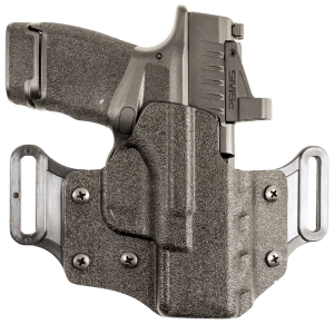 DeSantis Gunhide 195KA8WZ0 Veiled Partner OWB Black Kydex Belt Slide Fits Springfield Prodigy w/wo Red Dot Fits 4.25-5" Barrel Right Hand