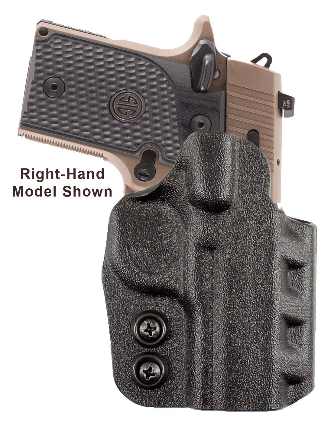 DeSantis Gunhide D94KB8WZ0 Cazzuto OWB Black Kydex Paddle Fits Springfield Prodigy w/wo Red Dot Fits 4.25-5" Barrel Left Hand