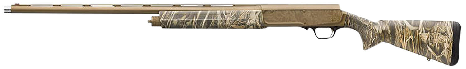 Browning 0119112004 A5 Wicked Wing 12 Gauge 28" Barrel 3.5" 4+1 Burnt Bronze Cerakote Barrel Burnt Bronze Camo Cerakote Receiver Textured Realtree Max-7 Synthetic Stock With Closed Radius Pistol Grip - Image 2