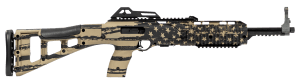 Hi-Point 995TSFLGFDE 995TS Carbine 9mm Luger 16.50" 10+1 FDE American Flag Skeletonized Stock Adjustable Sights