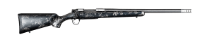 Christensen Arms 8010631600 Ridgeline FFT TI Full Size 6.8 Western 3+1 20 Stainless Steel Threaded Barrel Stainless Steel Aluminum Receiver Black w/Gray Accents Fixed Sporter w/Flash Forged Technology Stock Right Hand"