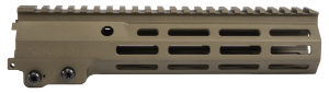 Geissele Automatics 05651S Super Modular Rail MK16 9.50" M-LOK Desert Dirt Aluminum for AR Platform Barrel Nut Included