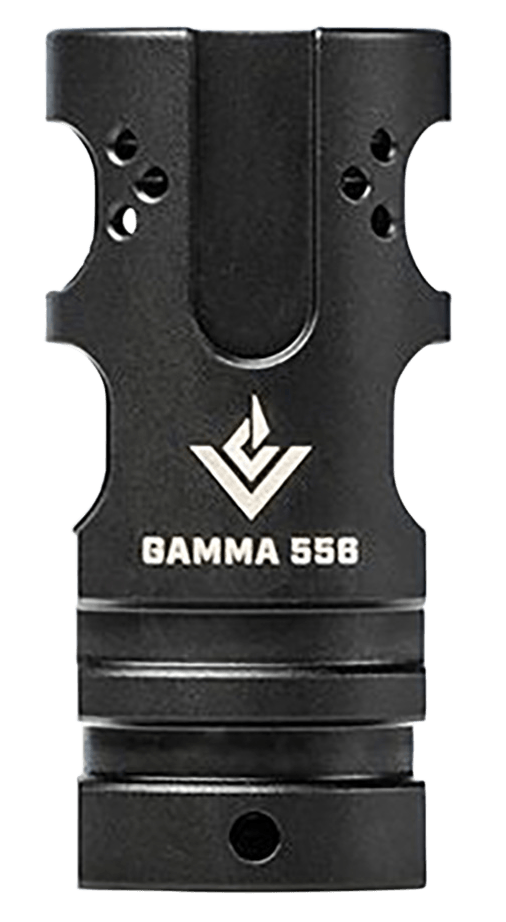 Aero Precision APVG200001A VG6 Gamma 5.56x45mm NATO 1/2"-28 tpi Black Stainless Steel 2 Port Brake
