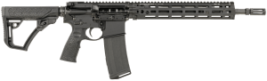 Daniel Defense 0219110613047 M4A1 RIII 5.56x45mm NATO 14.50" 30+1 Black OEM Stock & Grip 12.50" M-Lok Handgaurd Ambi Controls Pinned & Welded Flash Hider