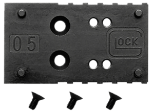 Glock 74012 Adapter Plate Black Steel Compatible w/ Glock MOS Gen 5 45ACP/10mm/40S&W