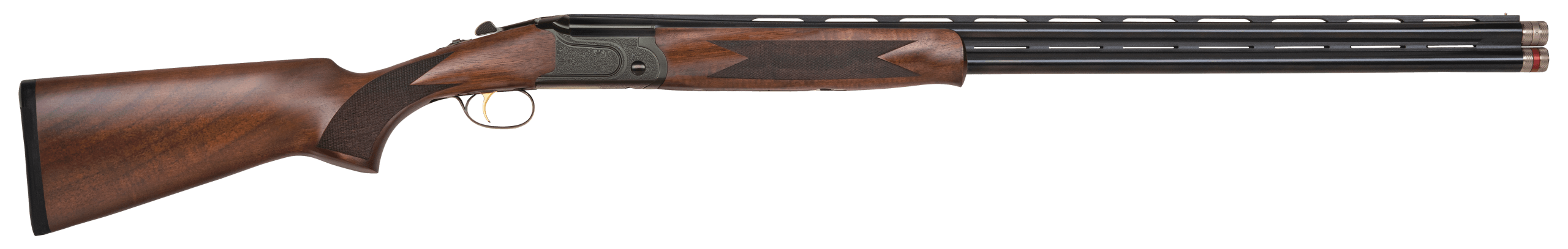 Mossberg 75481 Gold Reserve 20 Gauge 3" 2rd 30" Polished Blued Barrel Polished Black Engraved Rec with Gold Inlays Satin Black Walnut Stock 5 Chokes Inlcuded