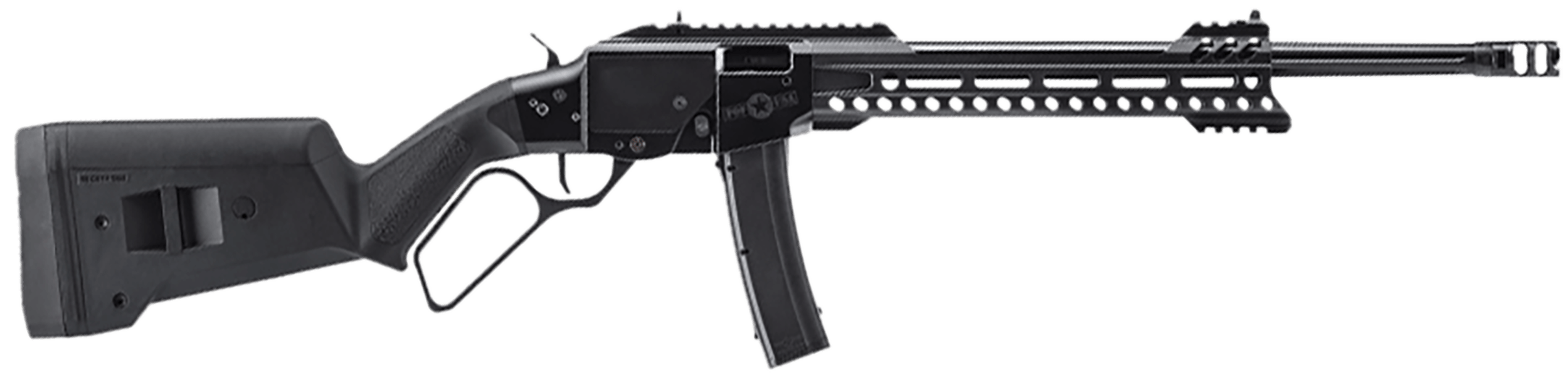 Patriot Ordnance Factory 01891 Tombstone 9mm Luger 20+1 16.50" Fluted Barrel Black Magpul SGA Stock M-LOK Handgaurd XS Ghost Ring Sights Muzzle Brake