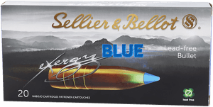 Sellier & Bellot SB308XB eXergy 308 Win 110 gr TAC EX Blue 20rd Box/ 12 Case