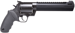 Taurus 2500081RH Raging Hunter Large Frame 500 S&W Mag 5rd 8.38" Black Ported/Target Crown Barrel Matte Black Oxide Cylinder Black Steel Frame Black Rubber Grip