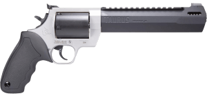 Taurus 2500085RH Raging Hunter Large Frame 500 S&W Mag 5rd 8.38" Matte Black Ported/Target Crown Barrel Matte Black Oxide Cylinder Matte Stainless Steel Frame Black Rubber Grip