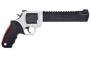 Taurus 2500105RH Raging Hunter Large Frame 500 S&W Mag 5rd 10" Matte Black Ported/Target Crown Barrel Matte Black Cylinder Matte Stainless Steel Frame Black Rubber Grip