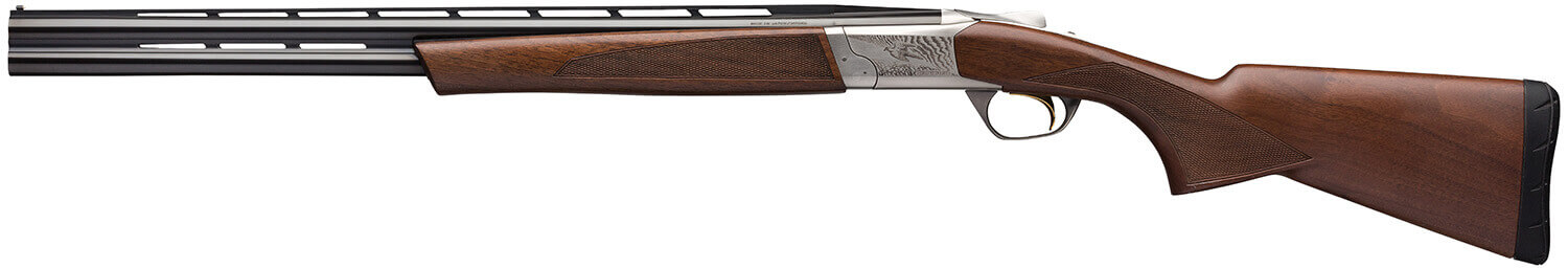 Browning 018701606 Cynergy Micro Midas 12 Gauge 3" 2rd 24" Satin Blued Barrel Game Scene Engraved Silver Nitride Rec Grade I/II Satin Walnut Stock - Image 2