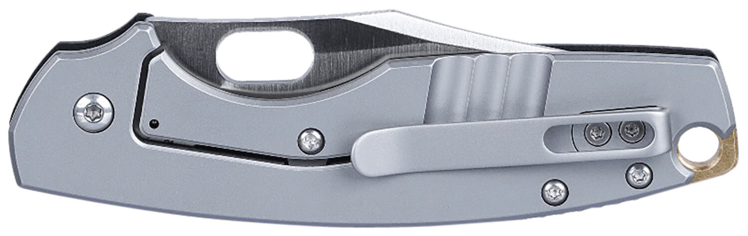 CRKT 5321 Pilar IV 3.09" Folding Plain Satin D2 Steel Blade/Black/SS G10/SS Handle Includes Pocket Clip - Image 3