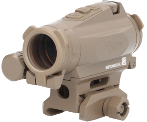 Sig Sauer Electro-Optics SOR44002 Romeo4XT-Pro Flat Dark Earth 1 x 20 mm 2 MOA Red Ballistic Circle Dot Multi Reticle