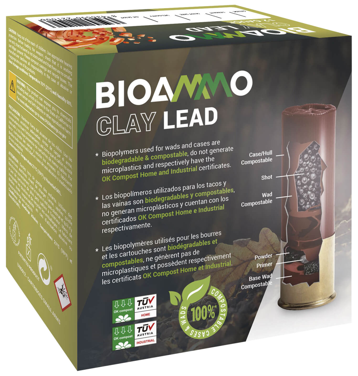 Bioammo BR2875 Rex Lead Competition 12Gauge 2.75" 1oz 7.5Shot 25rd Box - Image 2