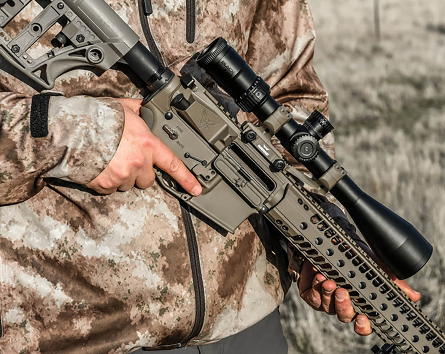 Warne XSKEL30DE X-SKEL Scope Mount/Ring Combo Flat Dark Earth Cerakote 30mm - Image 2