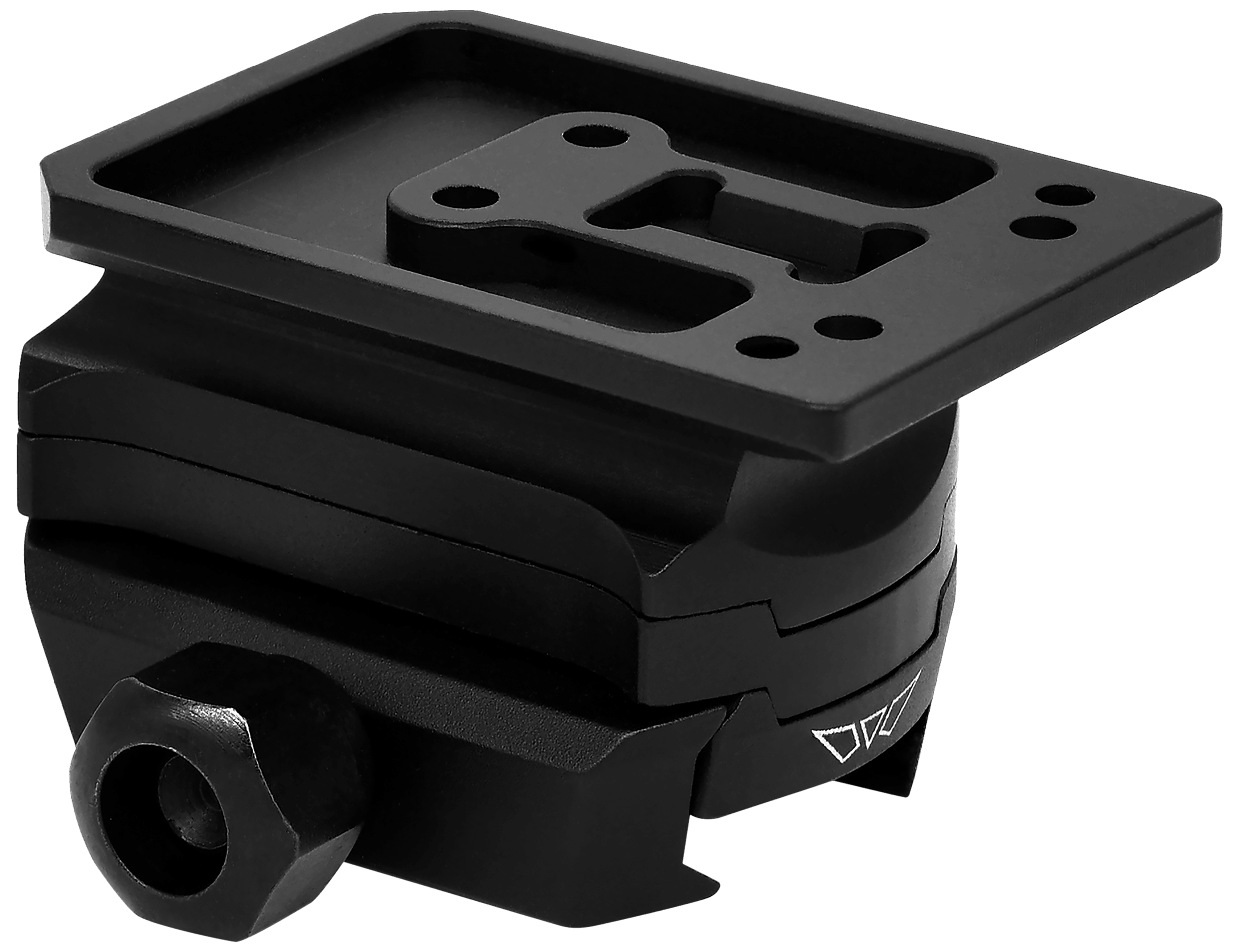 Warne 6105M Red-Dot Riser Holosun AEMS Tactical Black Anodized