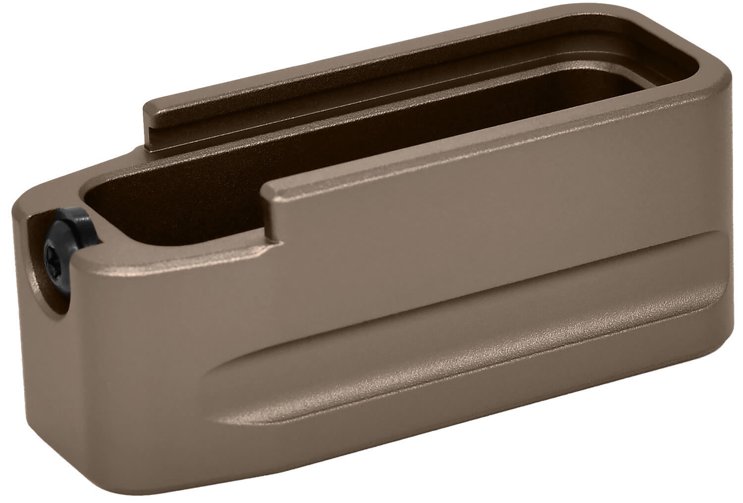 Warne 5003 Extension PMAG 556 5rd Compatible w/ PMAG 30 Round Magazines Flat Dark Earth Hardcoat Anodized Aluminum - Image 2