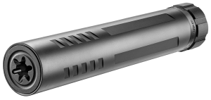 FN 96100718 Rush TI 9mm Luger 1.375" Black Aluminum/Titanium 1/2"-28 tpi