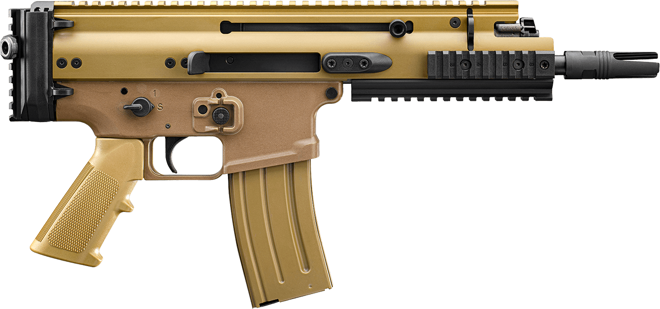FN 38101241 SCAR 15P 5.56x45mm 30+1 7.50" Chrome Lined Steel Barrel Flat Dark Earth Anodized Aluminum Picatinny Rail Receiver FDE Polymer Grip Ambidextrous