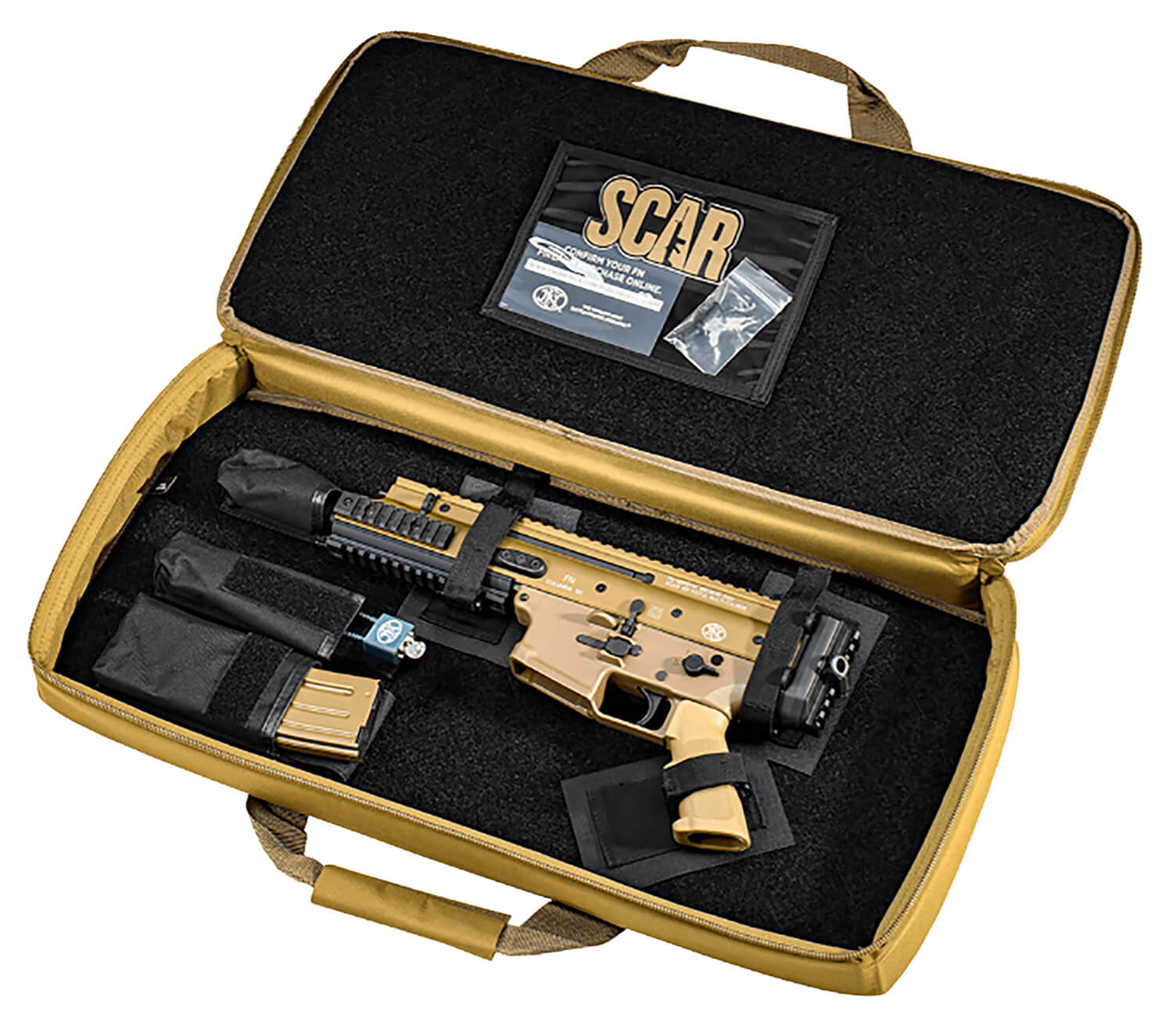 FN 38101241 SCAR 15P 5.56x45mm 30+1 7.50" Chrome Lined Steel Barrel Flat Dark Earth Anodized Aluminum Picatinny Rail Receiver FDE Polymer Grip Ambidextrous - Image 3
