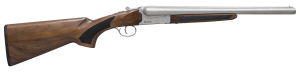 Citadel CITSBS1218NKL Coach 12 Gauge 3" 2rd 18.50" Nickel Barrel/Rec Fixed Walnut Stock
