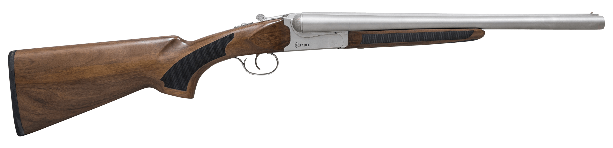 Citadel CITSBS1218NKL Coach 12 Gauge 3" 2rd 18.50" Nickel Barrel/Rec Fixed Walnut Stock