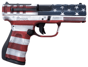 Citadel CITCP9USACAN Centurion CP9 Compact Frame 9mm Luger 14+1 4" Black Steel Barrel American Flag Cerakote Optic Ready/Serrated Steel Slide Polymer Frame & Grip Features Matching Ammo Can