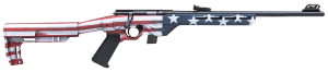 Citadel CIT22LRBLTUSA Trakr  22 LR 10+1 18" Blued Steel Barrel & Receiver  American Flag Synthetic Stock