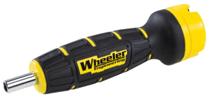 Wheeler 4001001 F.A.T. Digital Wrench Black/Yellow Universal Firearm 12 Pieces Features Digital LCD