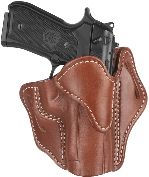 1791 Gunleather ORBH23CBRR BH2.3 Optic Ready OWB Size 2.3 Classic Brown Leather Belt Slide Compatible w/Glock 17/20/21/22/31/34/35/40/41/Sig Sauer P220/P226 Right Hand