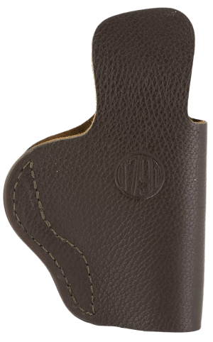 1791 Gunleather FCD4BRWL Fair Chase IWB Size 04 Brown Leather Deer Hide Belt Clip Fits Glock 17/19 Left Hand