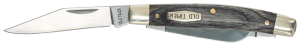 Old Timer 1149100 Heritage Series Middleman 340T 2" 1.70" 2.40" Folding Clip Point/Pen/Sheepsfoot D2 Steel Blade 3.70" Gray Wood Laminate Handle